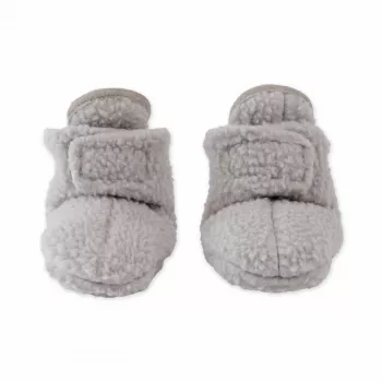 Lodger Slipper Teddy Baby Slippers, Storm, 12-18 Months
