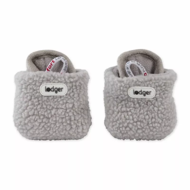 Lodger Slipper Teddy Baby Slippers, Storm, 12-18 Months