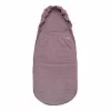 Lodger Mini BunkerTeddy All-Season Footmuff for Car Seats, Rose