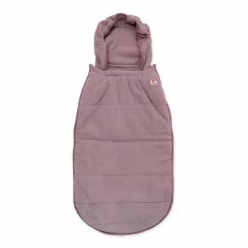 Lodger Mini BunkerTeddy All-Season Footmuff for Car Seats, Rose