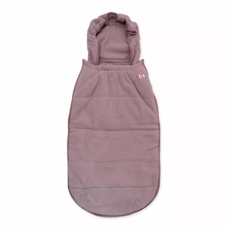 Lodger Mini BunkerTeddy All-Season Footmuff for Car Seats, Rose