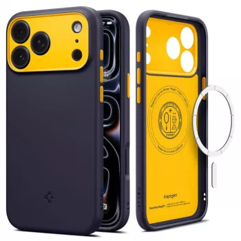 Spigen Nano Pop Hybrid MagSafe Case for iPhone 18 Pro / 17 Pro - Navy Blue