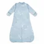 Lodger Hopper Matcha Turtle Baby Sleeping Bag with Removable Sleeves, Blue Fogg, 50/62