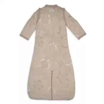 Lodger Hopper Matcha Turtle Baby Sleeping Bag with Removable Sleeves, Beige, 68-80 cm