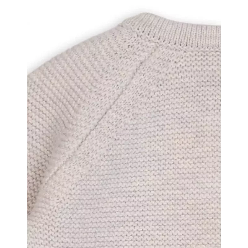 Lodger Topper Knit Merino Wool Baby Jacket, Birch, Size 56