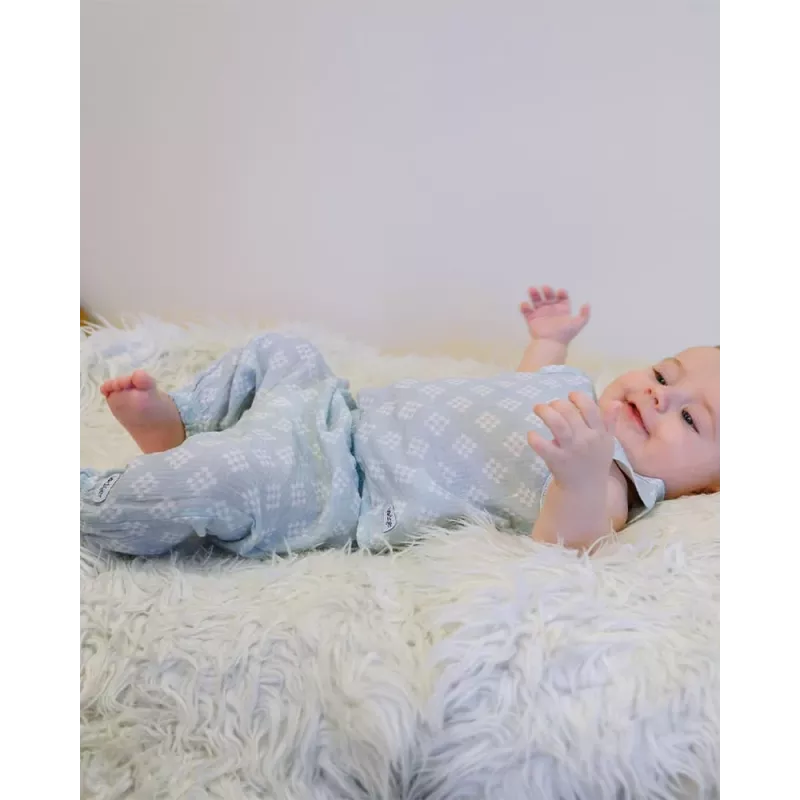 Lodger Hipster Tribe Muslin Baby Hipster Pants, Ice Flow, 74 cm