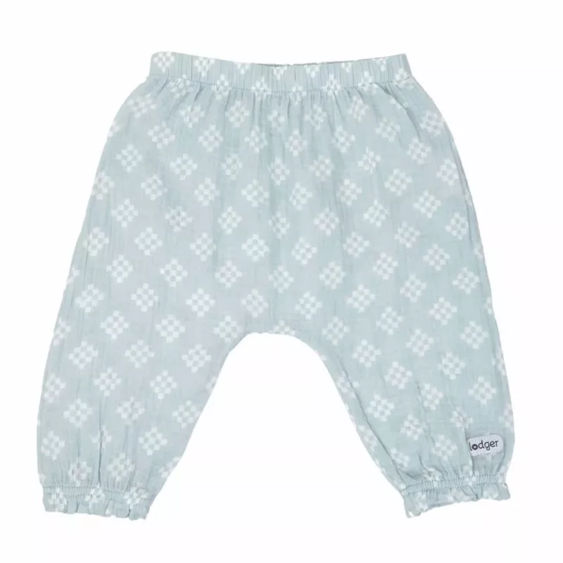 Lodger Hipster Tribe Muslin Baby Hipster Pants, Ice Flow, 74 cm