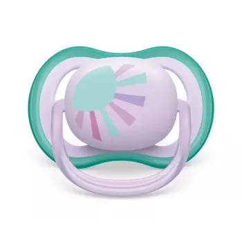 Philips Avent Ultra Air Deco Pacifier 0-6 Months, Girls, 1-Pack