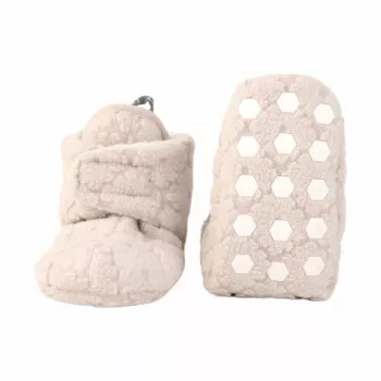 Lodger Slipper Folklore Fleece Baby Slippers Birch 6-12 Months