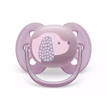 Philips Avent Ultra Soft DECO Pacifier 6-18 Months, 1 Piece, Girls