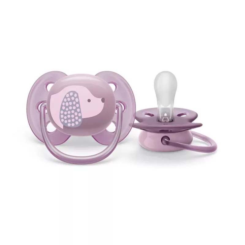 Philips Avent Ultra Soft DECO Pacifier 6-18 Months, 1 Piece, Girls
