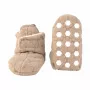 Lodger Slipper Folklore Fleece Baby Slippers, Beige, 12-18 Months