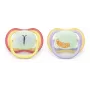 Philips AVENT Ultra Air Night Pacifier 0-6 Months, 2-Pack, Glow-in-the-Dark