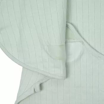 Lodger Bundler Solid Cotton Baby Swaddle Wrap, Peppermint