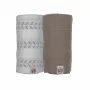 Lodger Swaddler Solid Matcha Cotton Muslin Swaddle, Birch/Buffalo, 110x110 cm, 2-Pack