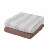 Lodger Swaddler Solid Matcha Cotton Muslin Swaddle, Birch/Buffalo, 110x110 cm, 2-Pack