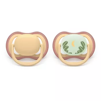 Philips Avent Ultra Air Day and Night Pacifier, 0-6 Months, 2 Pack