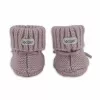 Lodger Slipper Merino Wool Baby Slippers, Rose, 0-6 Months