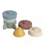 BABY'S ONLY Silicone Stacking Tower Rocket, Opal, 0+ Months
