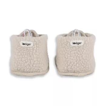 Lodger Slipper Teddy Baby Slippers, Birch, 3-6 Months