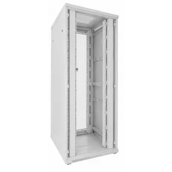 DSIT 42U 19 inch Server Rack, Perforated Double Doors Front and Rear, White, 800x1000x2000mm (DS8042DD-W)