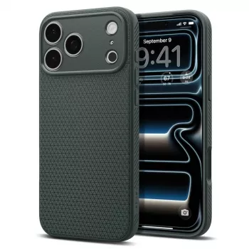 Spigen Liquid Air Case for iPhone 18 Pro Max / 17 Pro Max - Abyss Green