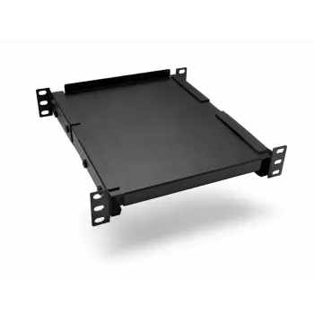 DSIT DS10-FO33 10 inch Universal Fixed Shelf for 310mm Deep Cabinets, 1U, Black