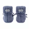 Lodger Slipper Merino Wool Baby Slippers, Storm, 0-6 Months