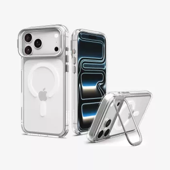SPIGEN Ultra Hybrid Optik S MagSafe Case for iPhone 17 Pro Max / 18 Pro Max - Clear/Silver