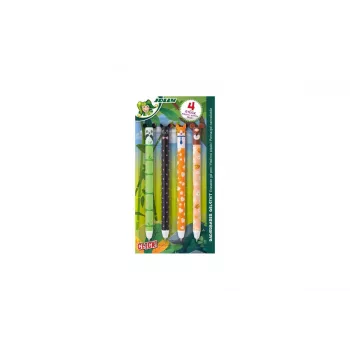 JOLLY Gel Pen Animal Motifs 0.5 mm Blue, 4 pcs (7005-0005)
