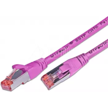 Wirewin S/FTP CAT6 0.75m Network Cable, Pink (PKW-PIMF-KAT6 0.75 MG)