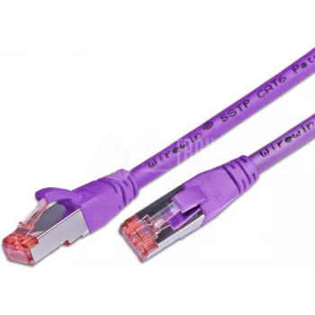 Wirewin S/FTP CAT6 1.5m Network Cable, Violet (PKW-PIMF-KAT6 1.5 VT)