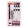 ARISTO mg1 pro College Technical Drawing Pen Set, 3 Pens 0.25 / 0.35 / 0.50 mm, 6 Pieces (AR64308)