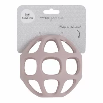 BABY'S ONLY Silicone Teething Ball, 0+ Months, Old Pink