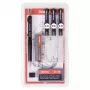 ARISTO mg1 pro College Technical Drawing Pen Set, 3 Pens 0.35 / 0.50 / 0.70 mm, 6 Pieces (AR64311)