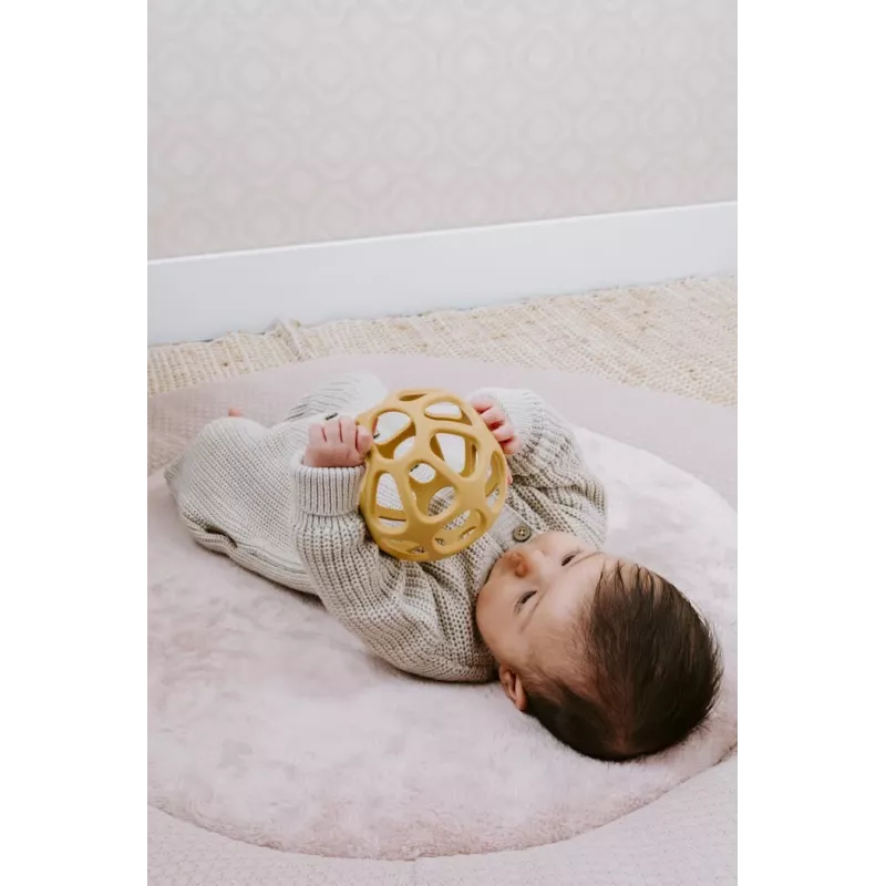 BABY'S ONLY BO-860.862.017.50 Silicone Teething Ball, 0+, Ochre