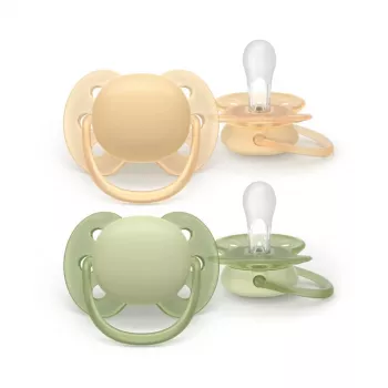 Philips Avent Ultra Soft Pacifier 6-18 Months, 2-Pack, Boy