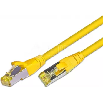 Wirewin KAT6A HQ Patch Cable, S/FTP, LSOH, Yellow, 10 m, RJ45 (PKW-PIMF-KAT6A 10.0 GE)