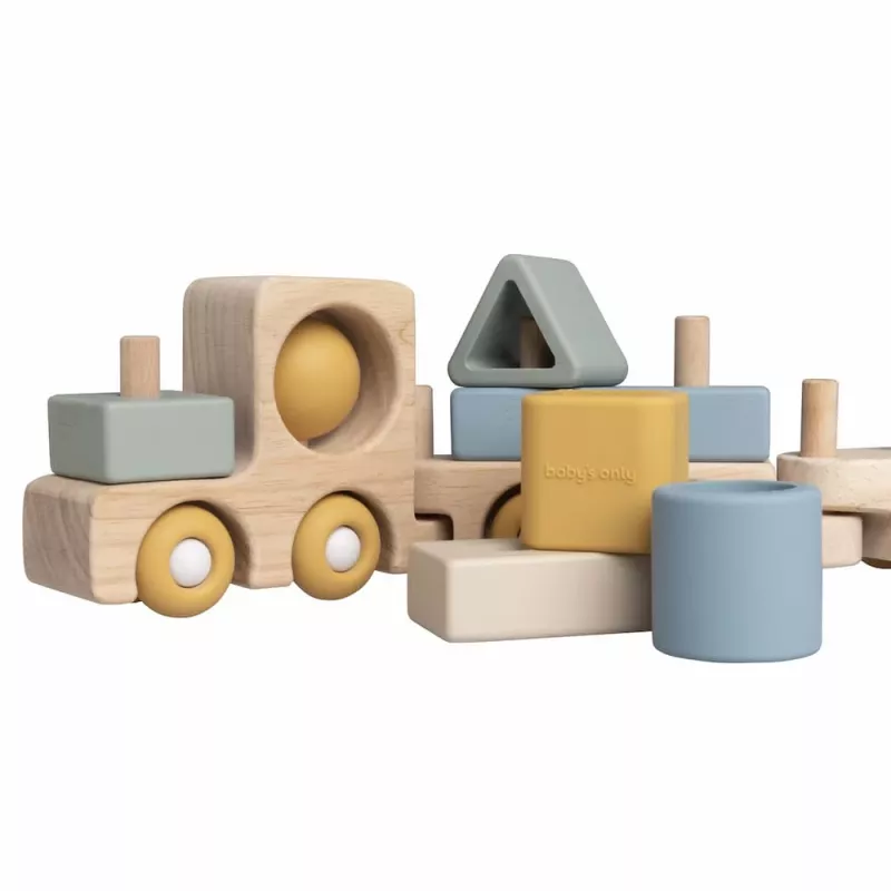 Baby's Only Wooden Toy Train, 10+, Swirl