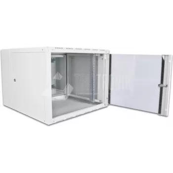 Wirewin 19 inch Wall-Mount Cabinet, 2-Part, 600x650mm, 15U (WCAB D 600X650X15U)