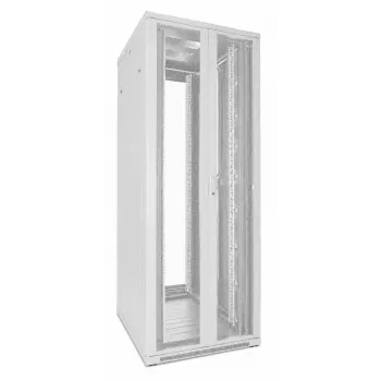 DSIT 47U 19 inch Server Rack 800x800x2200mm White with Perforated Double Doors DS8847DD-W