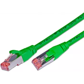 Wirewin PKW-PIMF-KAT6A Cat6a S/FTP Network Cable, RJ45, 3m, Green PKW-PIMF-KAT6A 3.0 GN