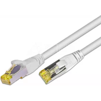 Wirewin PKW-PIMF-KAT6A 0.5 WS Cat6a S/FTP Patch Cable, 0.5 m, White