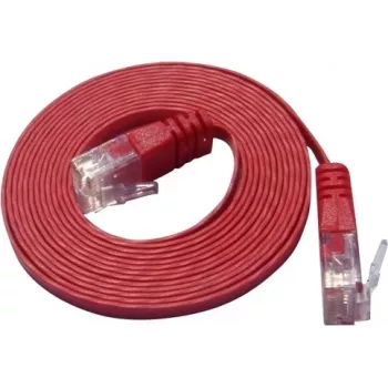 Wirewin Cat.6 Slim Patch Cable U/UTP 0.1m Red PKW-SLIM-KAT6 0.1 RT