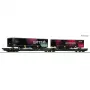 Roco 6600170 DC TX Logistik Sgns Flat Car H0
