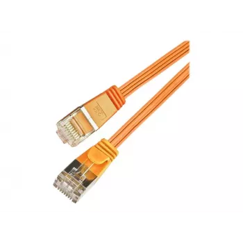 Wirewin Cat6 U/FTP Slim Ethernet Patch Cable, Flat, Orange, 15 m PKW-STP-SLIM-KAT6 15.0 OR