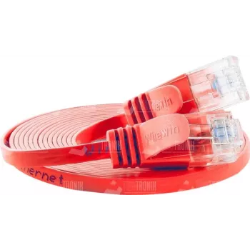 Wirewin Cat.6 SLIM Patch Cable U/UTP 0.15 m Orange PKW-SLIM-KAT6 0.15 OR