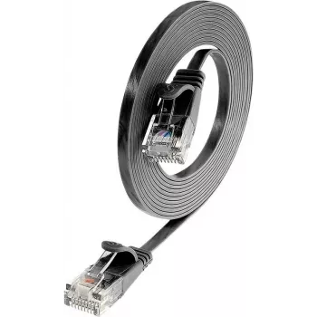 Wirewin Cat6 U/UTP Slim Ethernet Patch Cable, 7.5 m, Black PKW-SLIM-KAT6 7.5 SW