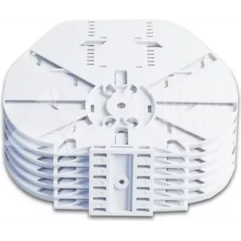 Optotec FOCUS-SAMR-HD6-12C Splice Module for LFC Closures, 6 Single Reduced Cassettes (CTR), Max. 72 Fibers, FTTx