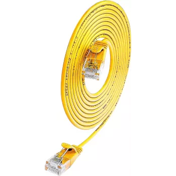 Wirewin PKW-LIGHT-K6 1.5 GE - Cat.6 Slim-Light Patch Cable, U/UTP, 1.5 m, Yellow